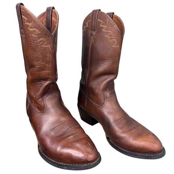 Ariat Men’s Heritage Brown Leather Western Cowboy Boots Size US 13 D main image 5